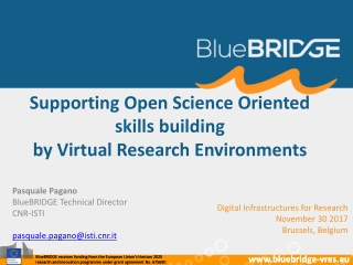 Supporting Open Science Oriented skills building by Virtual Research Environments