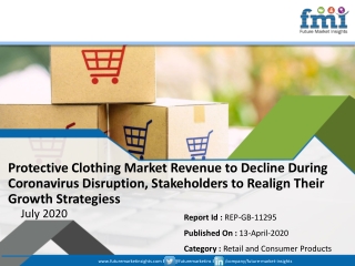FMI Updates Protective Clothing Market Forecast and Analysis as Corona Virus Outbreak Disturbs Investment Plans