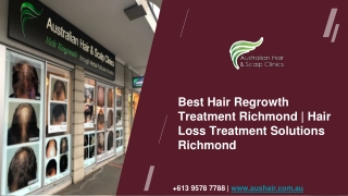 Best Hair Regrowth Treatment Richmond
