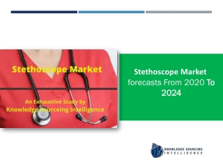 Stethoscope Market to grow at a CAGR of  7.33%  (2019