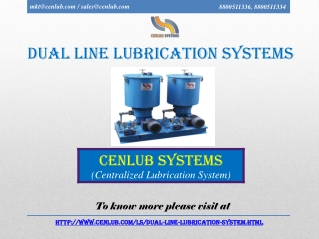 Best Dual Line Lubrication Systems In India