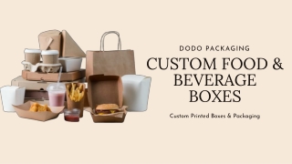 Custom Food & Beverage Boxes | Best Food Packaging