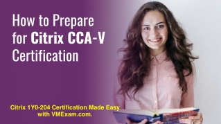 [PDF] Citrix Certified Associate Virtualization (1Y0-204) Certification