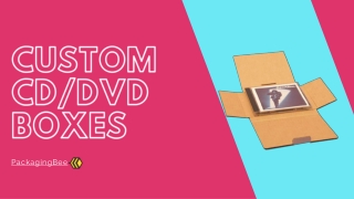 Custom Cd/DVD Packaging Boxes