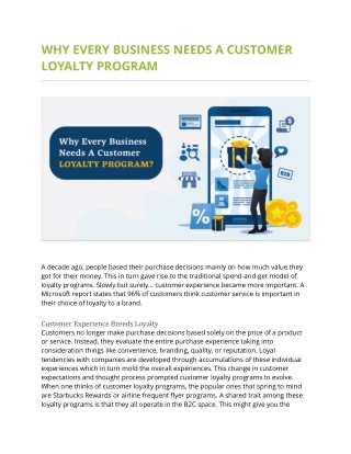 Why Every Business Needs a Customer Loyalty Program