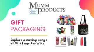 Perfect Gift Bags For Wine for Wholesaler Distributors & Liquor stores