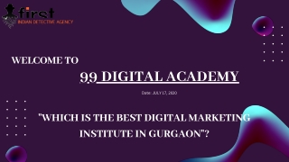 WHICH IS THE BEST DIGITAL MARKETING INSTITUTE IN GURGAON?