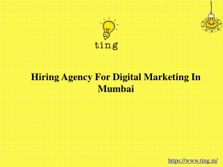 Hiring agency for digital marketing in Mumbai