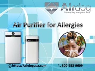 Air Purifier For Allergies And Dust Removal - Airdog USA