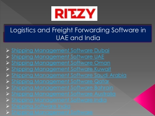 Shipping Management Software Kuwait