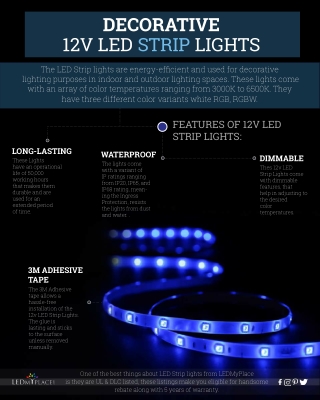Decorative Lights 12v LED Strip Lights