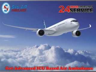 Select Safe Patient Shifting from Bhubaneswar or Bangalore by Sky Air Ambulance