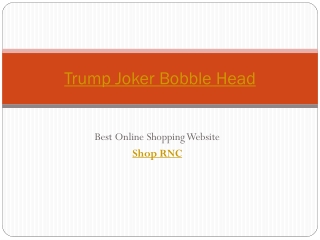 Trump Joker Bobble Head