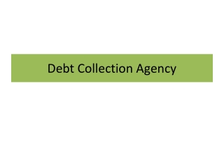 Debt collection agency