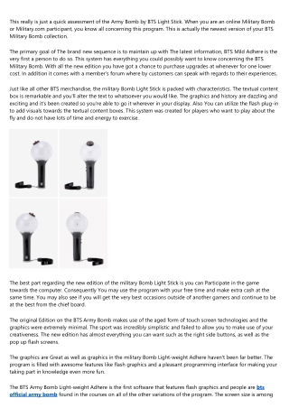 Why Nobody Cares About bts light stick ver 3