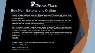 Buy Hair Extensions Online