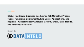 Healthcare Business Intelligence (BI) Market