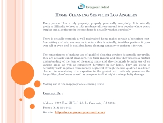 House Cleaning Los Angeles