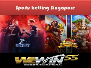 This will provide you Major Sportsbook about sports betting singapore on various games such as football, racing, horse r
