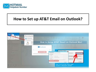 How to Set up AT&T Email on Outlook? 1-888-726-3195