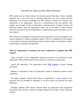 ERP System, ERP Software in Dubai, UAE, Most Used ERP