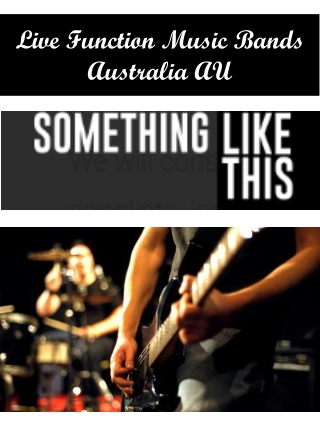 Live Function Music Bands Australia AU