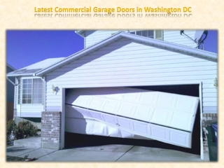 Latest Commercial Garage Doors in Washington DC
