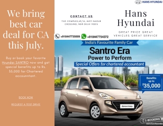 Hyundai Car offers in Delhi NCR