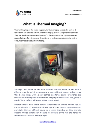 What is Thermal Imaging?