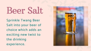 Try These Beer Salt to Make Drink More Exciting