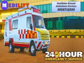 Get Medilift Ground Ambulance Service in Bokaro Ranchi for All Type of Medical Equipment