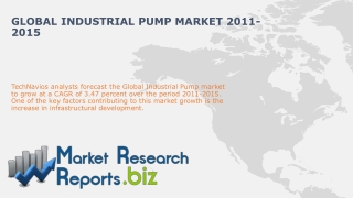 Global Industrial Pump Market 2011-2015