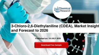 3-Chloro-2,6-Diethylaniline (CDEA), Market Insights and Forecast to 2026