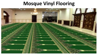 Mosque Vinyl Flooring