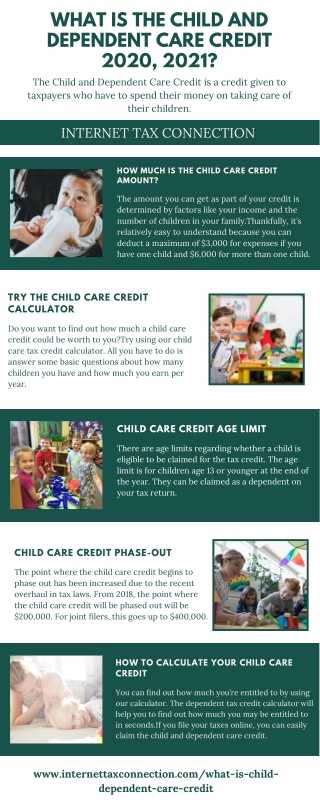 What is the Child and Dependent Care Credit