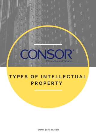 TYPES OF INTELLECTUAL PROPERTY