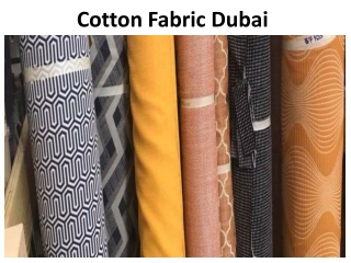 Cotton Fabric Dubai