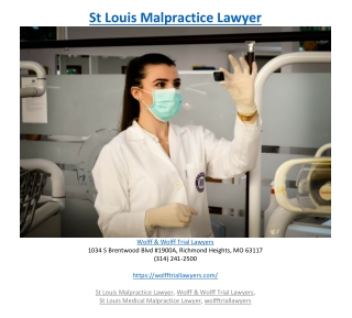 St Louis Malpractice Lawyer