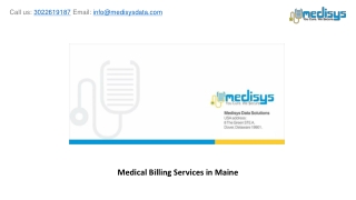 Medical Billing Services in Maine