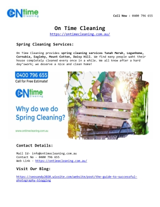 On Time Cleaning Services