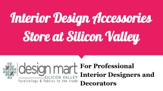 Interior Design Accessories Store for Professional Interior Designers