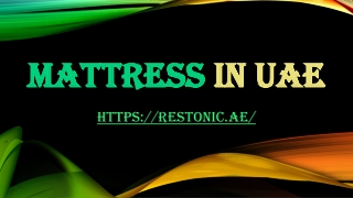 Mattress in UAE