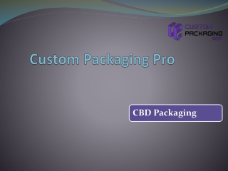 CBD Packaging