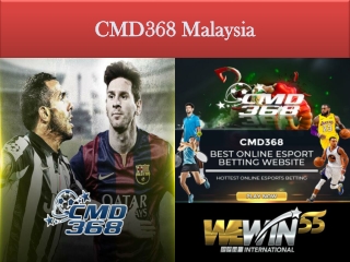 The most memorable casino platform in  CMD368 Malaysia for the Asian countries