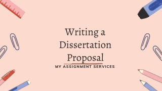 Writing a Dissertation Proposal in UK