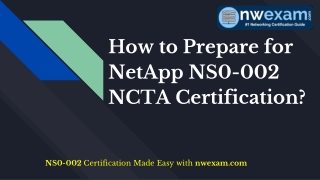 2020 NS0-002 Exam Questions | Best Way to Pass NetApp NCTA Certification