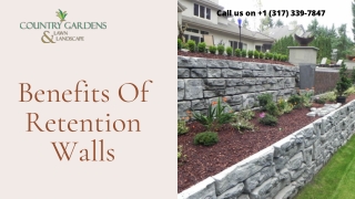 Benefits Of Retention Walls