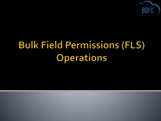 Bulk Field Permissions (FLS) Operations in Salesforce