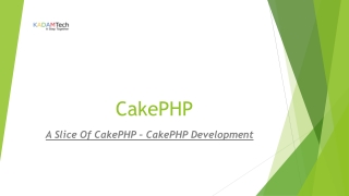 Top CakePHP Development Company in India | CakePHP Web Development