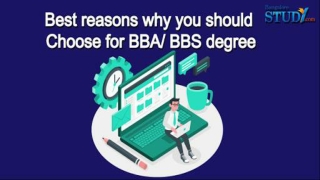 Best reasons why you should choose for BBA/ BBS degree